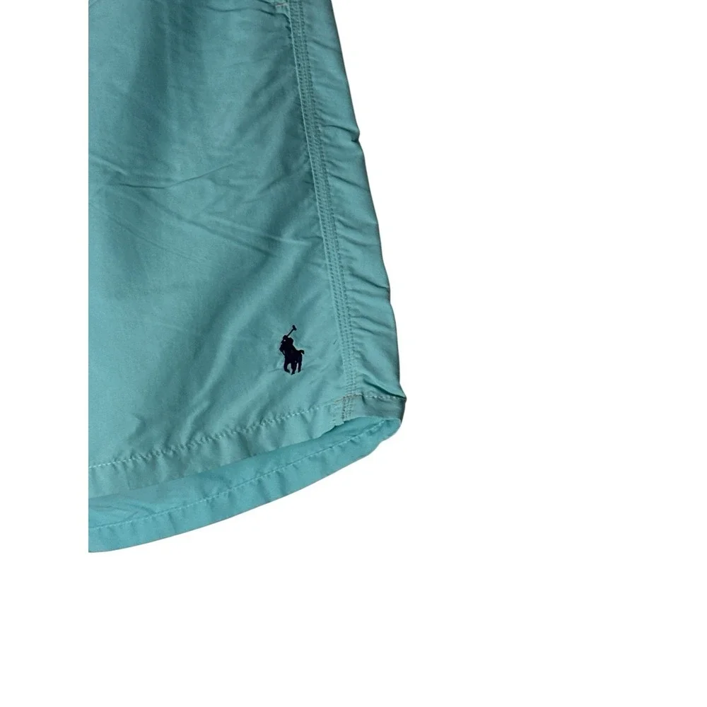 Polo Ralph Lauren Swim Trunks Shorts Mens Medium Pocket‎ Logo Pull On Drawstring